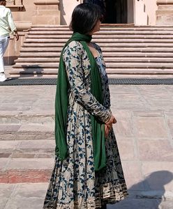 Elegant Printed Kurta Set with Dupatta