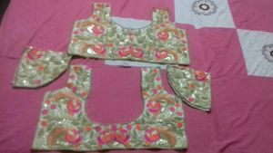 Blouse Pice Very Priitty Finishing Work Free Gift