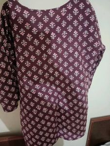Printed Short Kurti