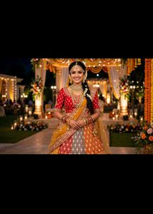 Stunning Multi-Color Embroidered Lehenga Choli