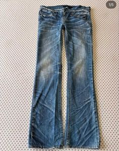 Y2K Low Rise Blue Flared Jeans