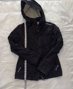 Superdry Black Lined Parka Jacket