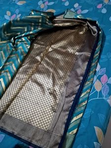 silk saree with stiched boluse