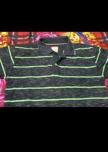Men's Striped Polo Shirt