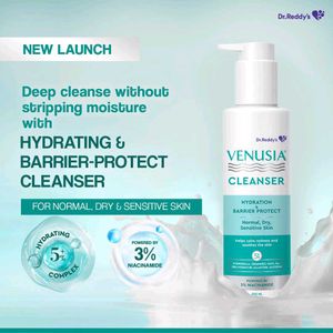 Venusia Hydrating &amp; Barrier Protect Cleanser | Cer