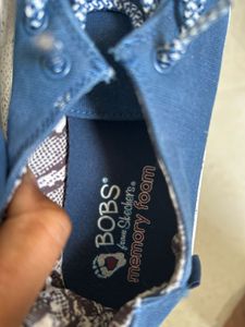 Blue Skechers Bobs Casual Shoes