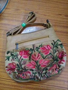 Embroidered Crossbody Bag