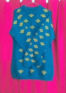 Teal Knit Sweater