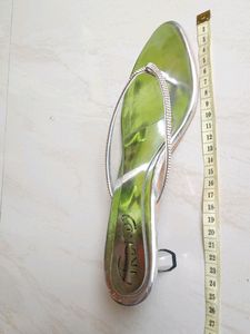 Silver Pearl Trendy Heels
