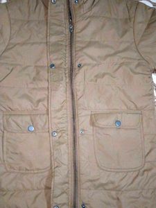 Brown Padded Casual Jacket
