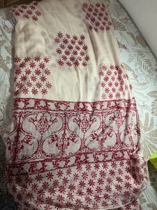 Kalamkari Handcrafted Dupatta with peacocks