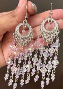 Y2K Dreamy Crystal Earrings✨🩷
