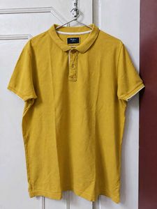 Men's Yellow Pepe Jeans Polo Shirt