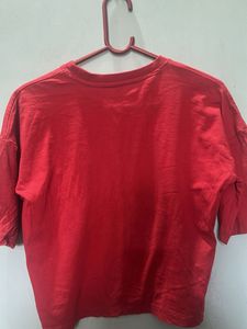 Red "Let Love Overwhelm You" Graphic Tee