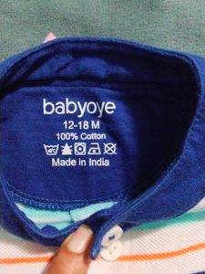 Babyoye T-shirt And Short Set 12 To 18 Months