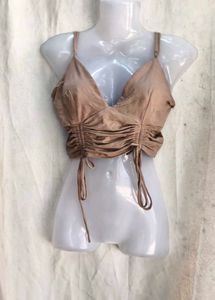 18410. Nude ruched top