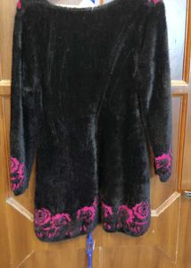 Black &amp; Pink Fuzzy Sweater