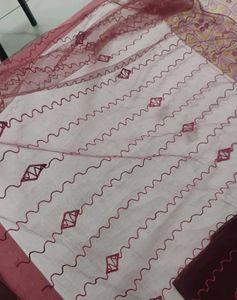 Embroidered Unstitched 3 piece Kurta Set