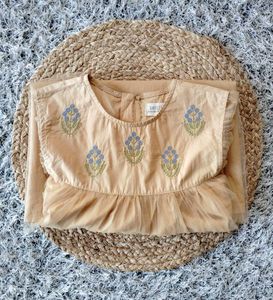 Girls Embroidered Summer Dress
