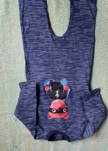 Cozy Footed rompers- pack of 3