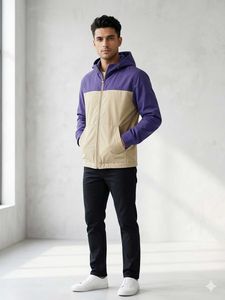 Colorblock Hooded Jacket