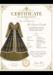 Stunning Embroidered Anarkali Gown