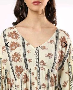 Tiered Floral Print Dress