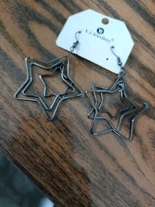 Y.J. Jewellery Black Mirror Ball Earrings