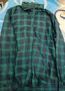 Green Checked Shirt