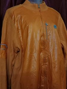 Men Micro Wool Jacket XL Size Orange 🍊