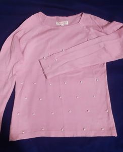 Yellow Woolen Top