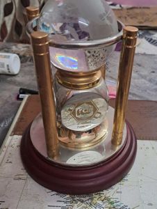 vintage rotating desk clock