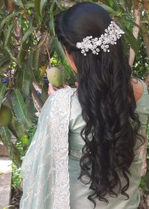 Embroidered Saree with and Accessories