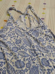 Floral Print Halter Neck Top