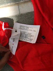 Chic Red One-Shoulder Jumpsuit