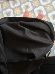 Elegant Black Wrap Style Blouse