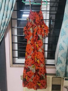 Boho Floral Print Maxi Dress