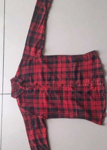 Classic Red &amp; Black Plaid Shirt