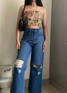 Off Duty India High Waist Baggy Jeans
