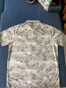 Men's Floral Print Polo Shirt