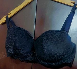 Black Lace Detail Bra For 34 Bust