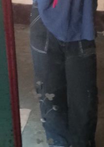 Dark Wash Cargo Jeans