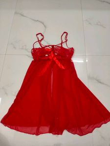 Sexy Red Babydoll Lingerie