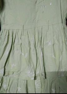Lime green one piece dress...for girls
