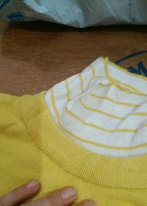 Turtleneck Sweater with Striped