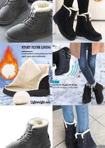 combo of 2 Winter Boots - Grey & Black Pair