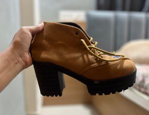 Attractive Women Brown Boots