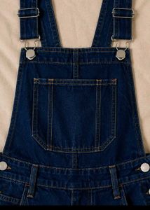 Women's Dark Wash Denim Overalls
