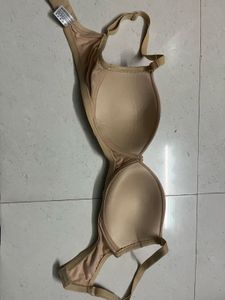 Nude Padded Bra. 1 or 2 time used.