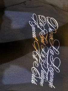 Black Graphic Print Long Sleeve Top